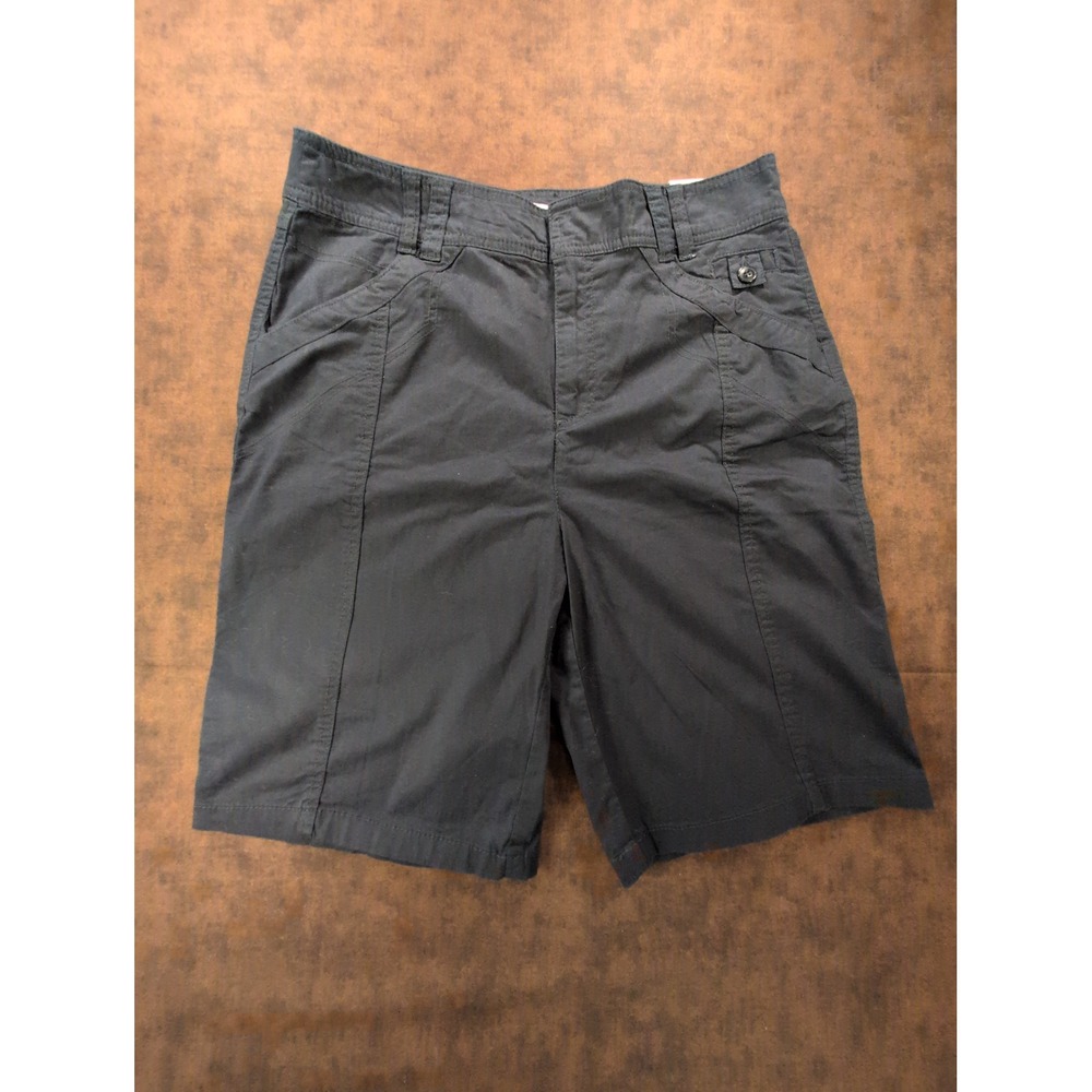Christopher & Banks Womens Size 8 Black Classic Fit Relaxed Everyday Shorts NWT‎